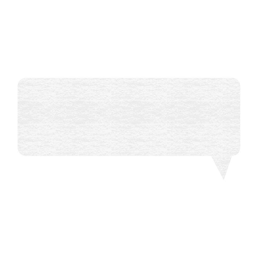 Transparent Rectangular Speech Bubble Vector