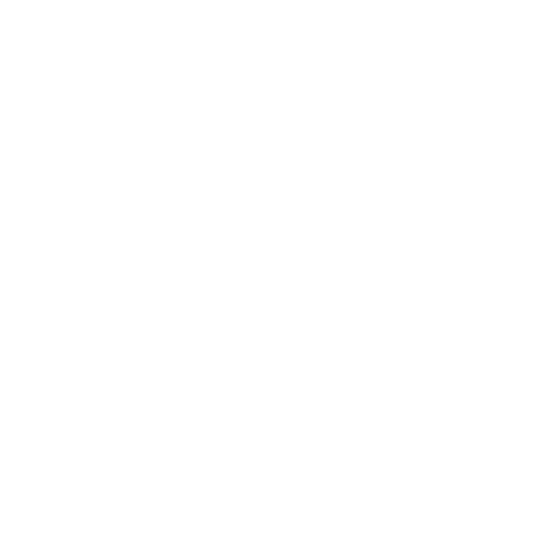 White Arrow on Transparent Background for Directional Use