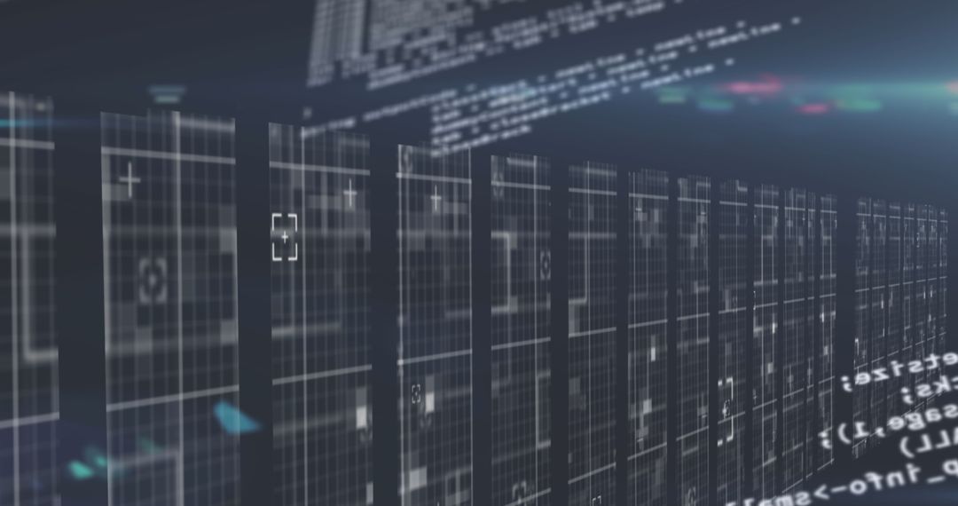 Digital Code Projections with Data Streams and Complexity - Free Images, Stock Photos and Pictures on Pikwizard.com
