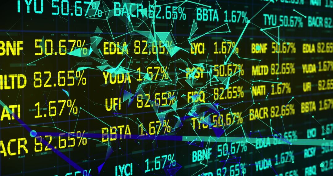 Digital Finance Interface with Complex Data Connections