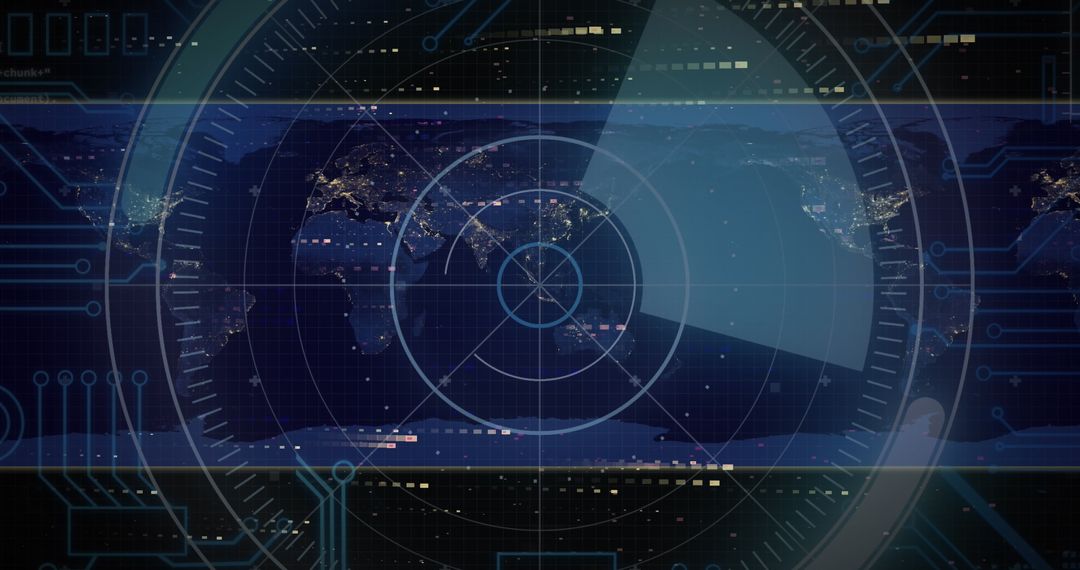 World map scanning and data processing with digital interface