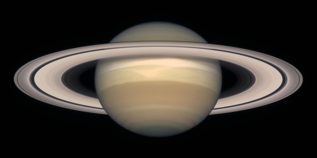 Saturn Displaying Stunning Rings with Clear Detail - October 1998 - Free Images, Stock Photos and Pictures on Pikwizard.com