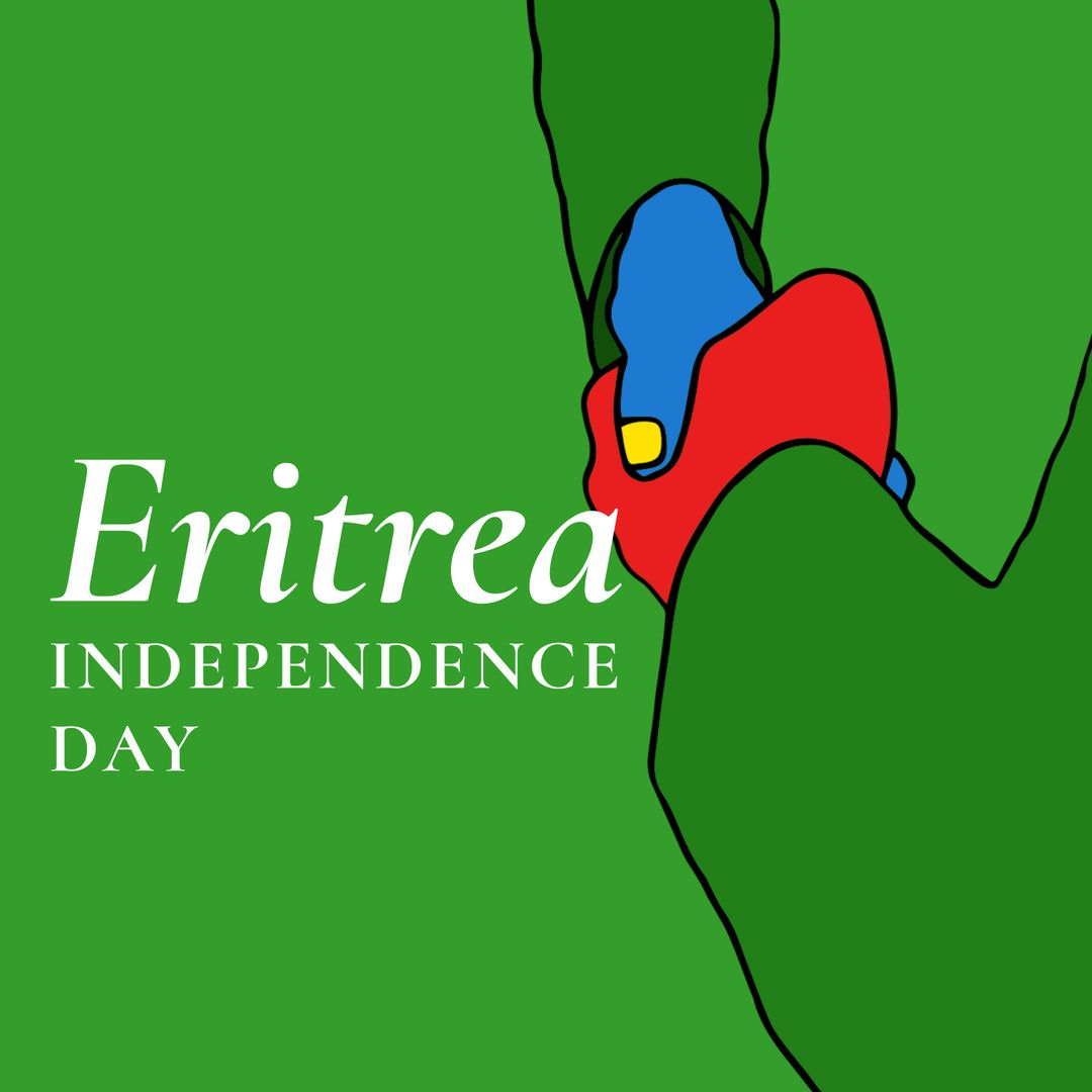 Eritrea Independence Day Celebration Concept Illustration