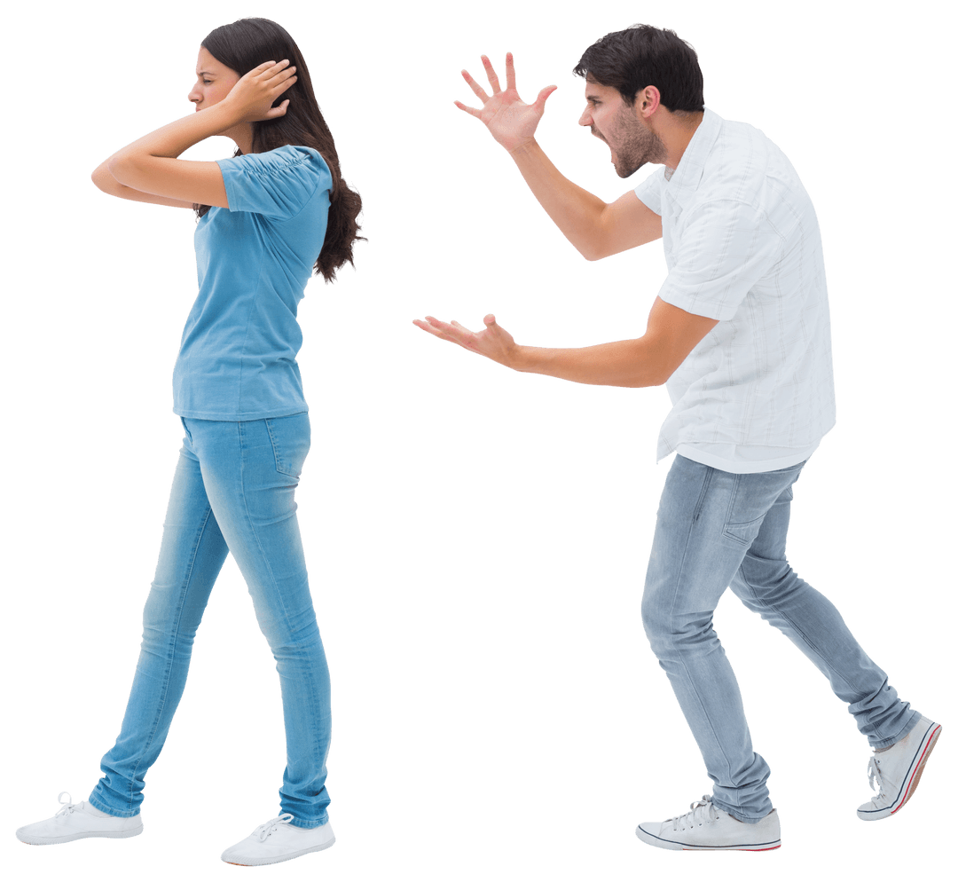 Transparent Argument Concept with Shouting Couple