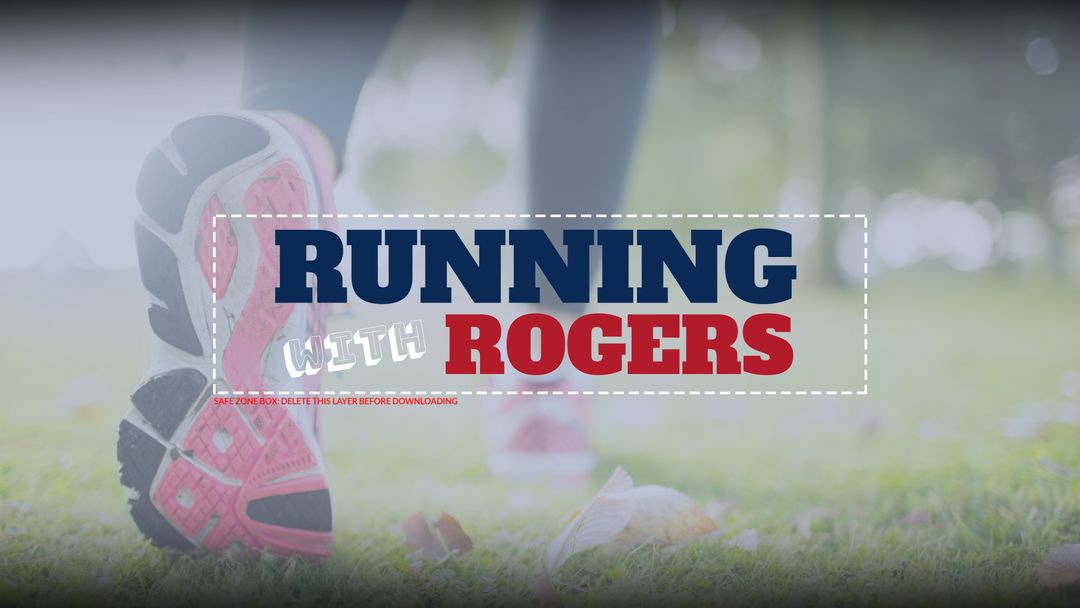 Energetic Footwear Focus Representing Active Lifestyle