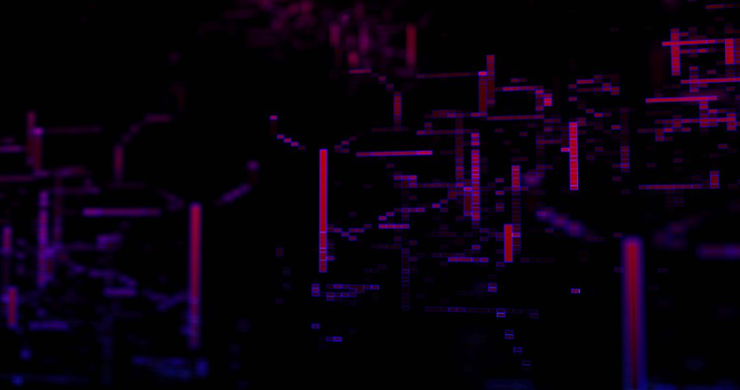 Abstract Digital Interface with Dynamic Patterns