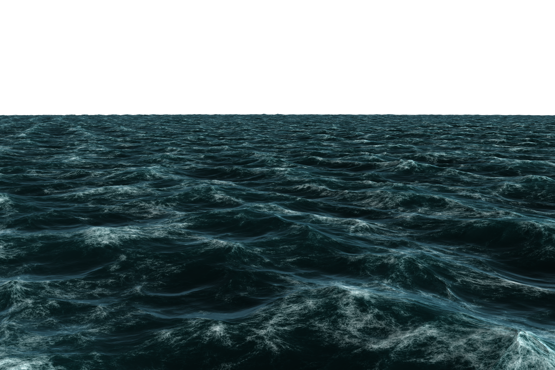 Transparent Illustration of Dark Sea with Waves and Ripples - Download Free Stock Images Pikwizard.com