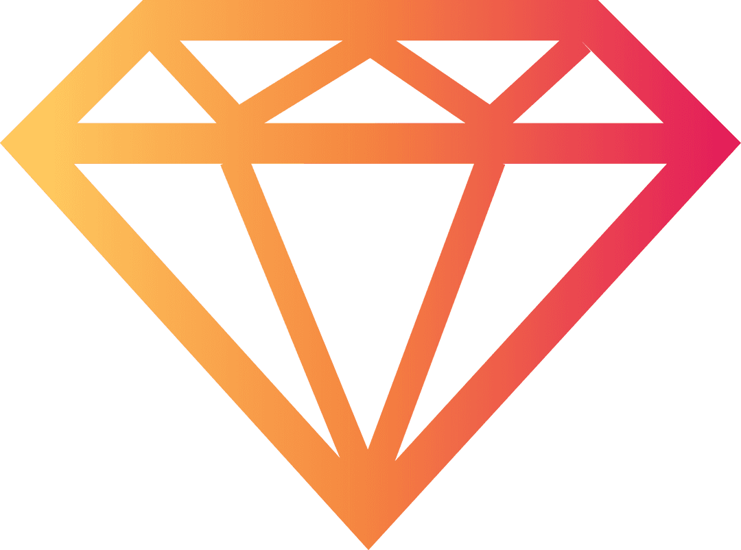 Colorful Diamond Shape on Transparent Background for Design Projects - Download Free Stock Images Pikwizard.com