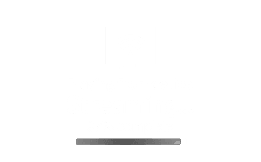 Transparent Illustration of Streaming Progress Bar Display