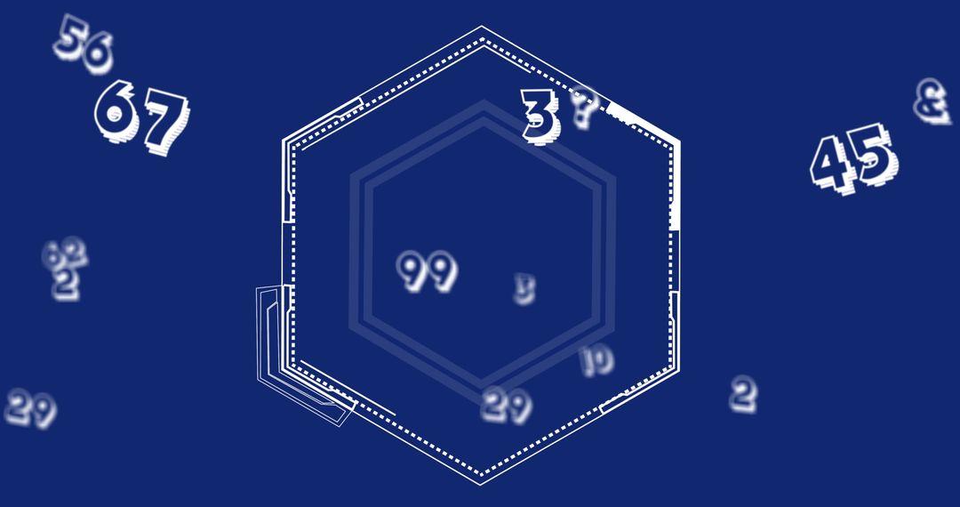 Floating Numbers in Abstract Digital Interface Design