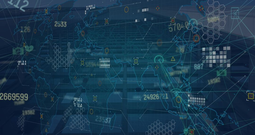 global financial data with digital mapping interface - Free Images, Stock Photos and Pictures on Pikwizard.com