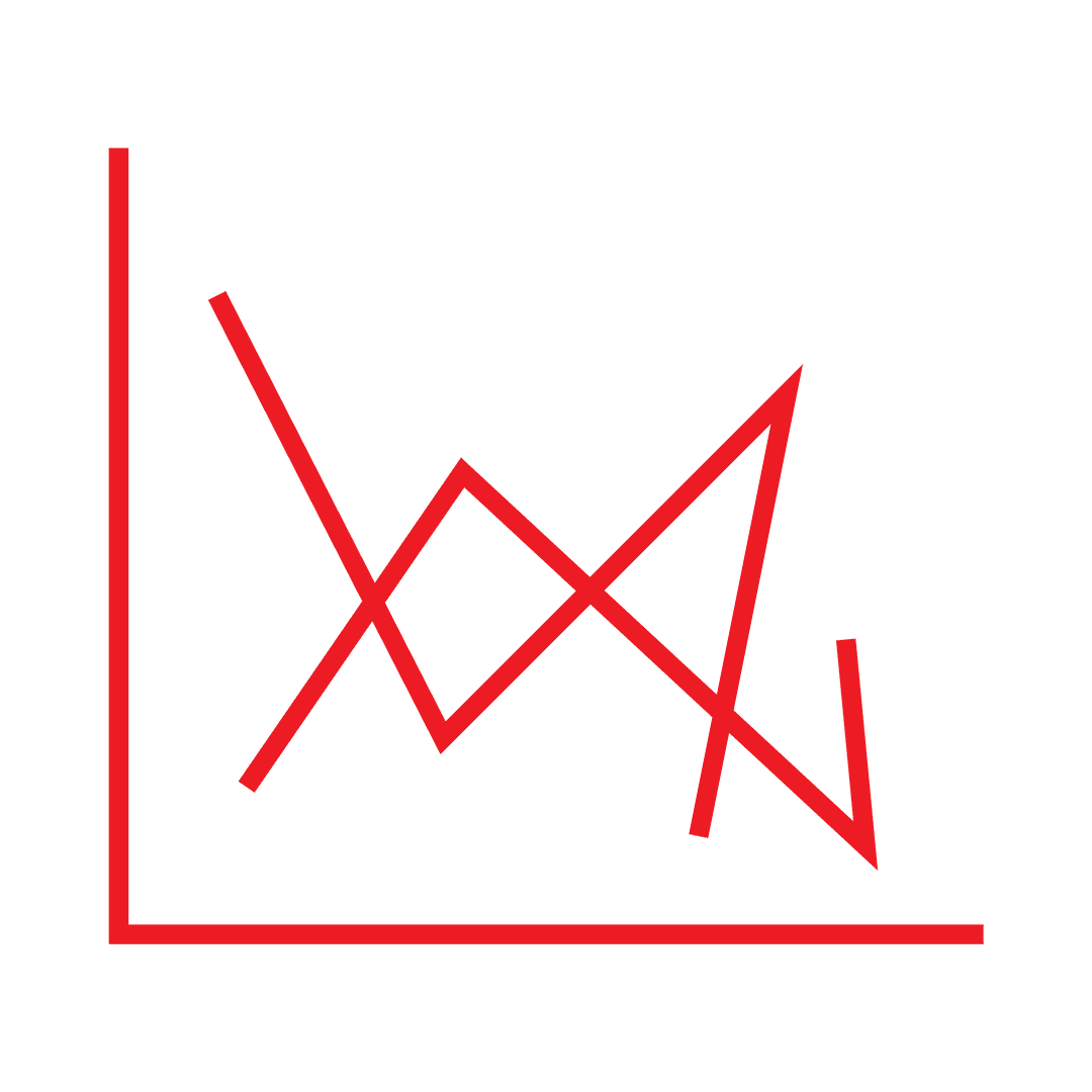 Red Statistic Line Graph Chart on Transparent Background - Download Free Stock Images Pikwizard.com