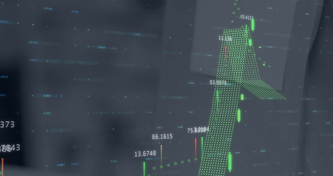 Digital Financial Data Processing Concept