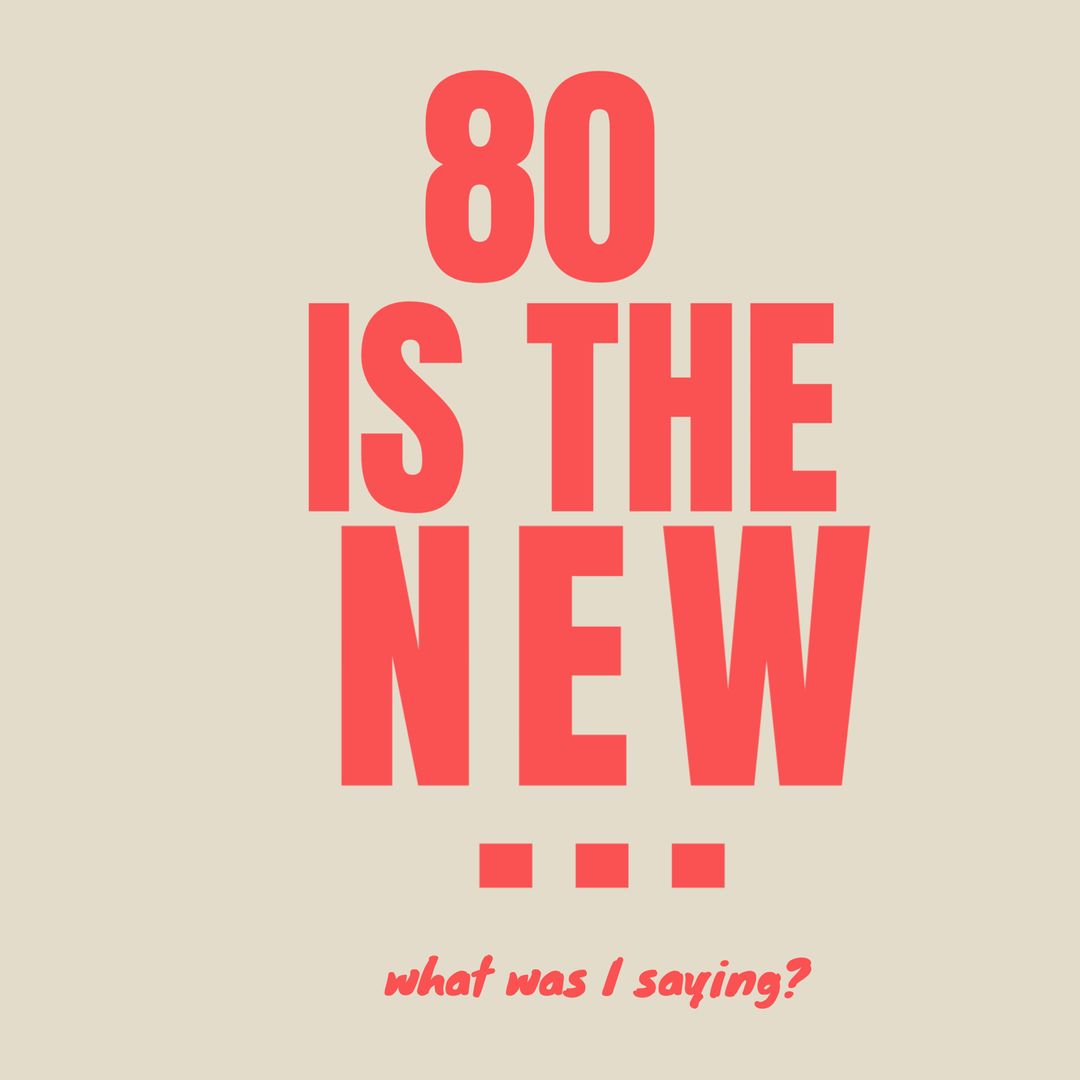 Playful Typography Celebrating Aging and Memory