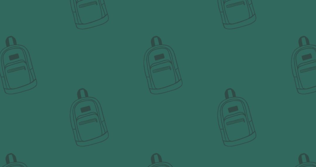 Back to School Concept with Educational Icons on Green Background