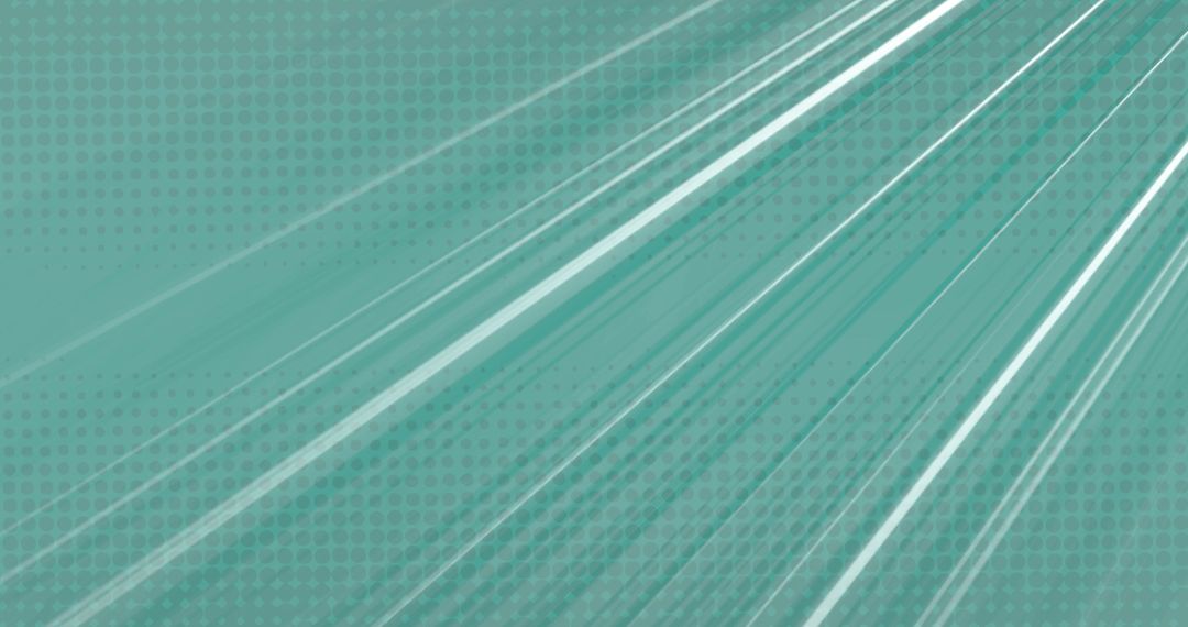 Blue Abstract Light Trails with Dotted Pattern