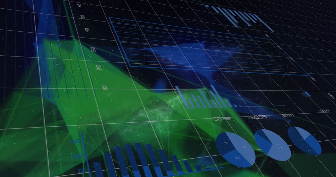 Abstract Financial Data and Digital Graph Interface