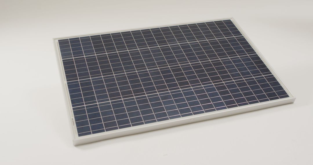 Clean Solar Panel on White Background - Free Images, Stock Photos and Pictures on Pikwizard.com