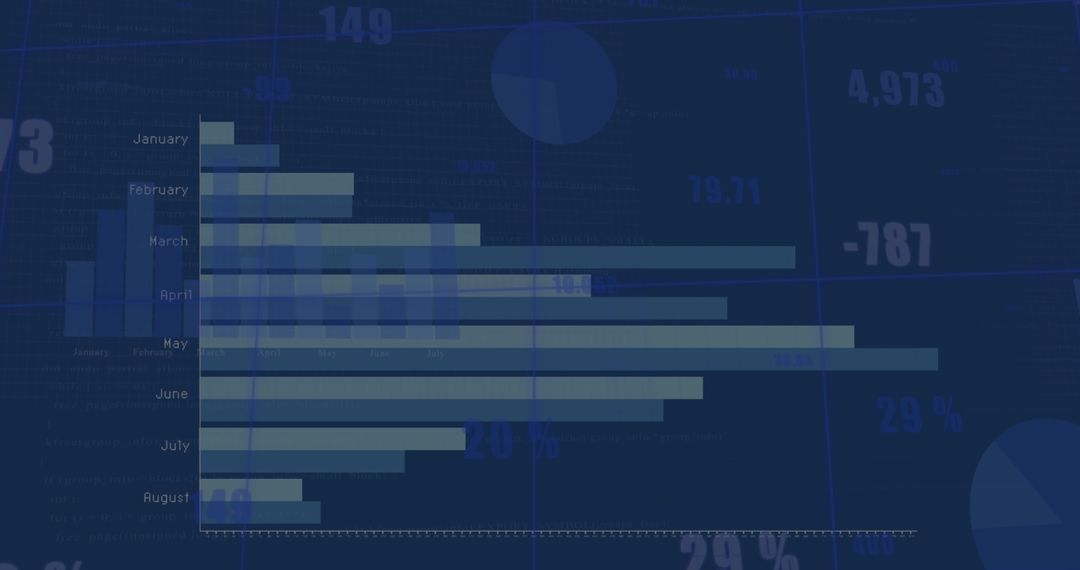 Digital Data Visualization with Global Technology Overlays