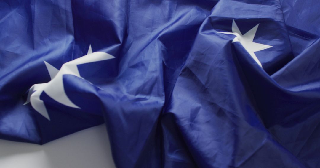 Image of creased flag of australia lying on white background - Free Images, Stock Photos and Pictures on Pikwizard.com