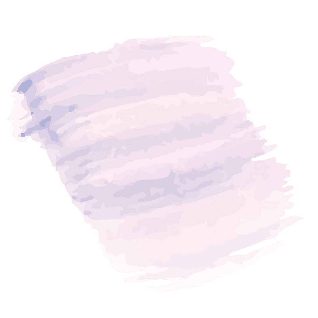 Abstract pink brush stroke on transparent background