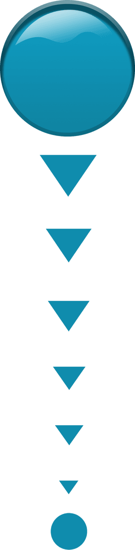 Transparent gradient motion symbol with shapes