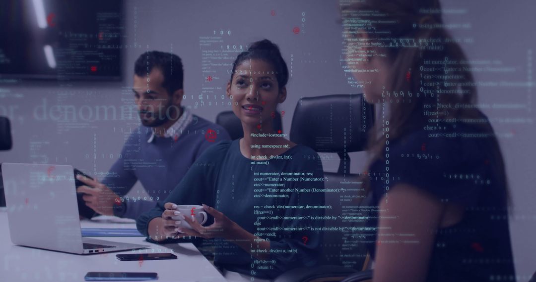 Innovative Team Analyzing Financial Data in Modern Office