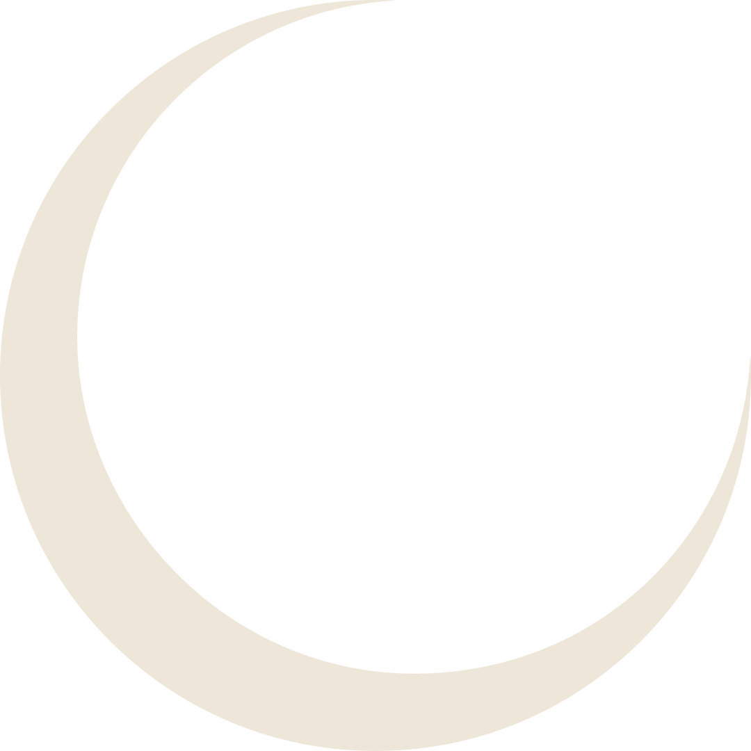Minimalist Crescent Moon on Transparent Background