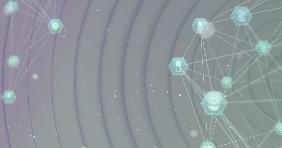 Abstract Global Network and Data Connections Sail