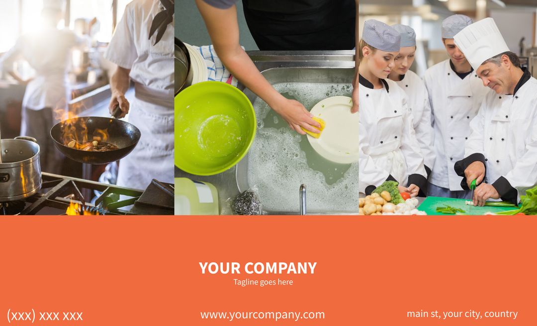 Culinary Excellence Showcasing Chefs in Professional Kitchen