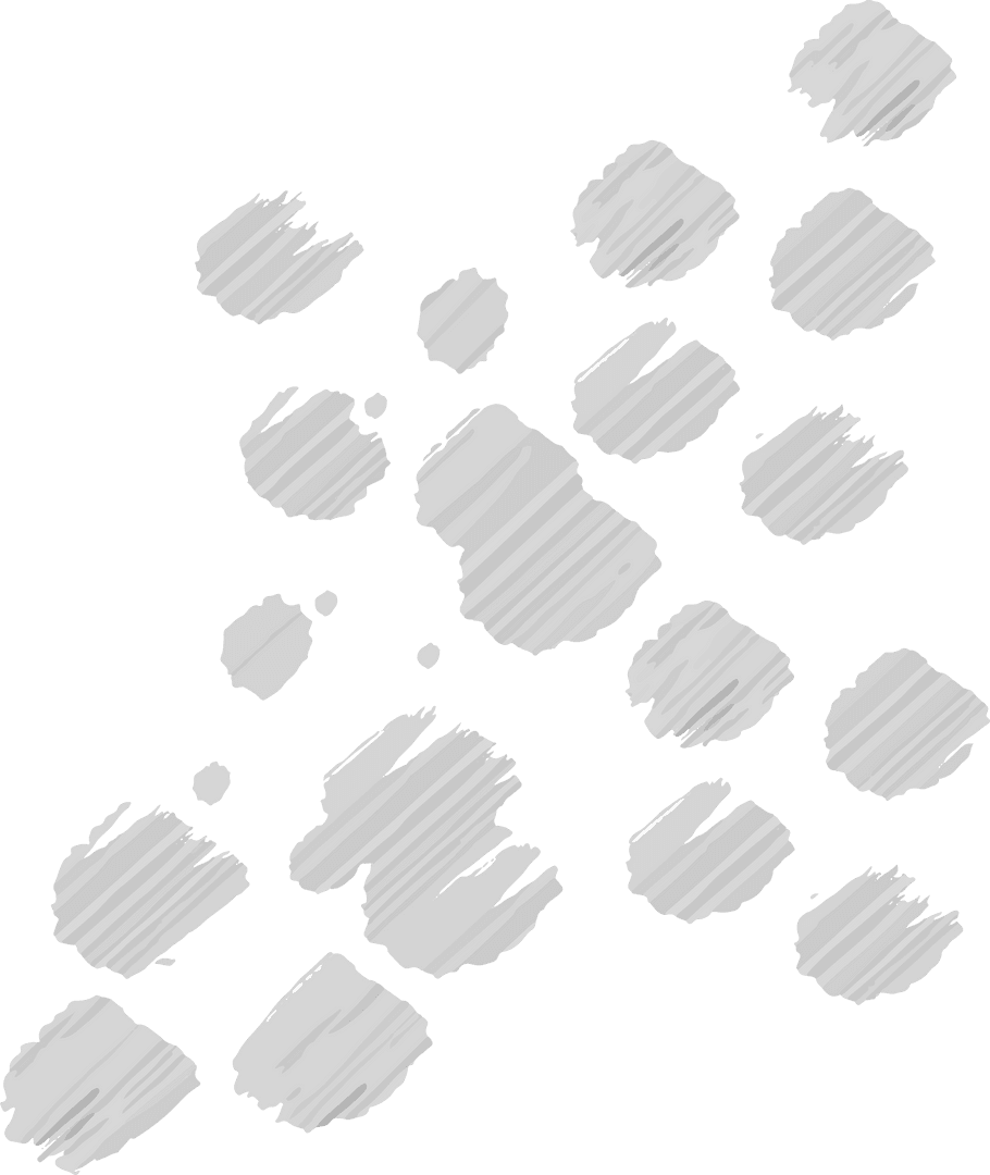 Grey Hatch Blotches Transparent Background