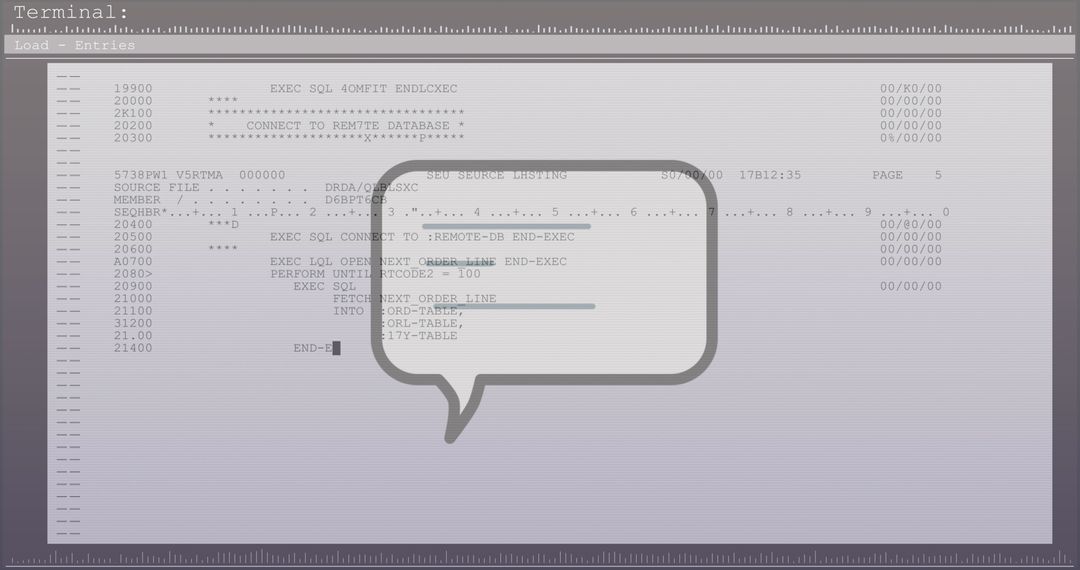 Financial Data Processing on Terminal Screen Overlay