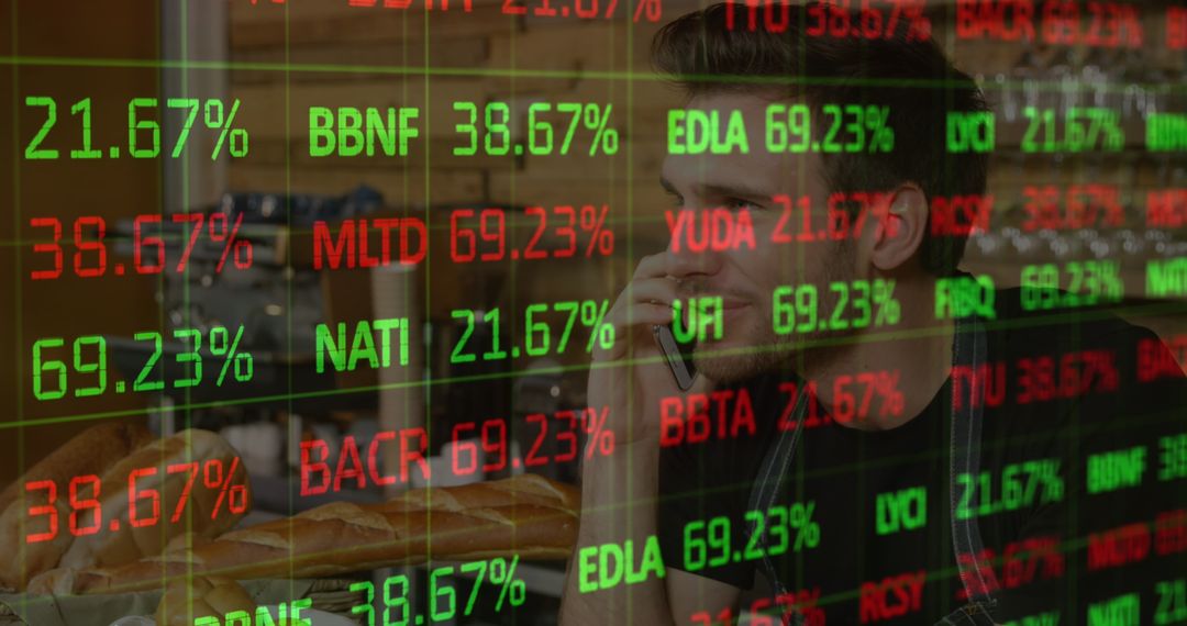 Analyzing Stock Market Data Overlaid with Tech User Engaging on Smartphone