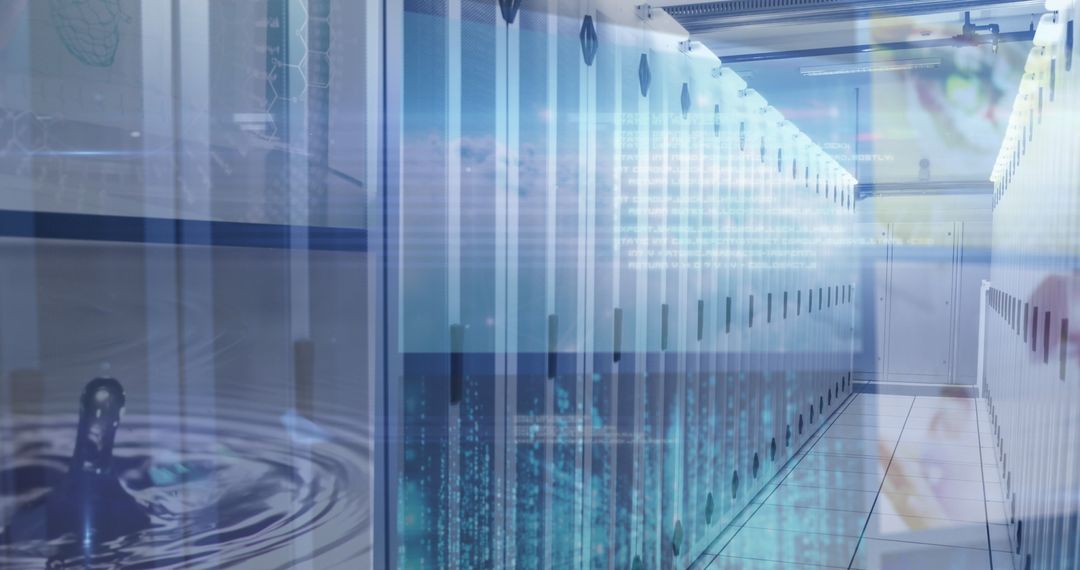 Data Center Servers with Digital Interface Overlay