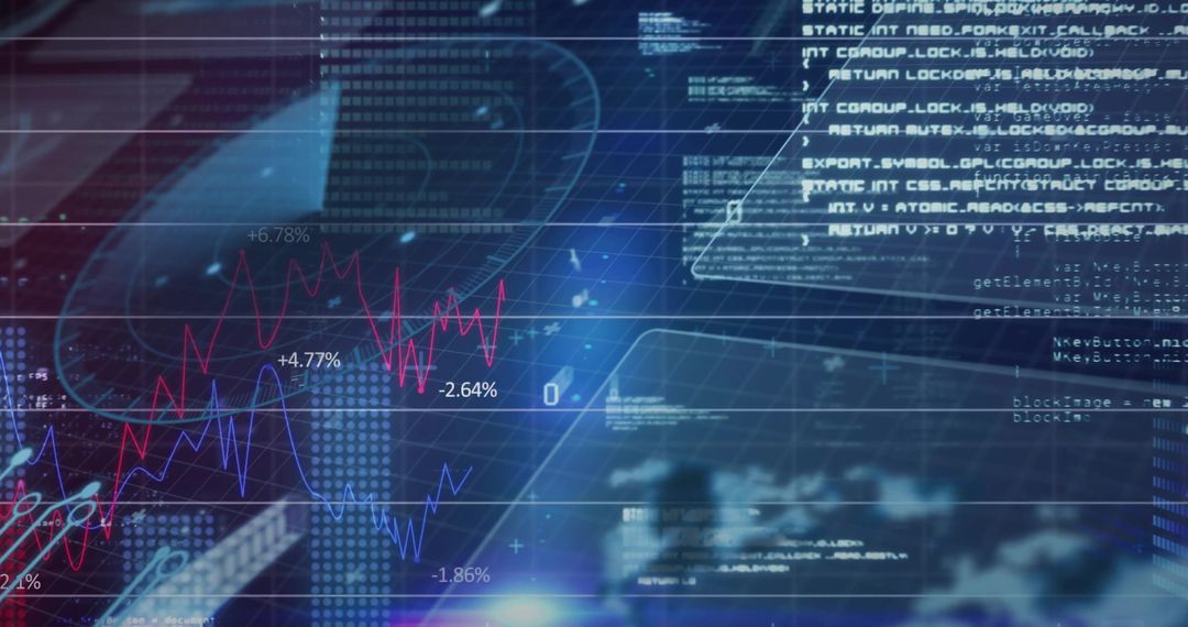 Futuristic Data Dashboard with Dynamic Analytics and Coding Elements