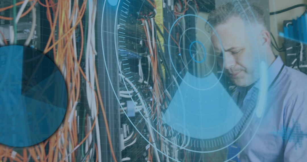 Digital Network Interface with Holographic Effects