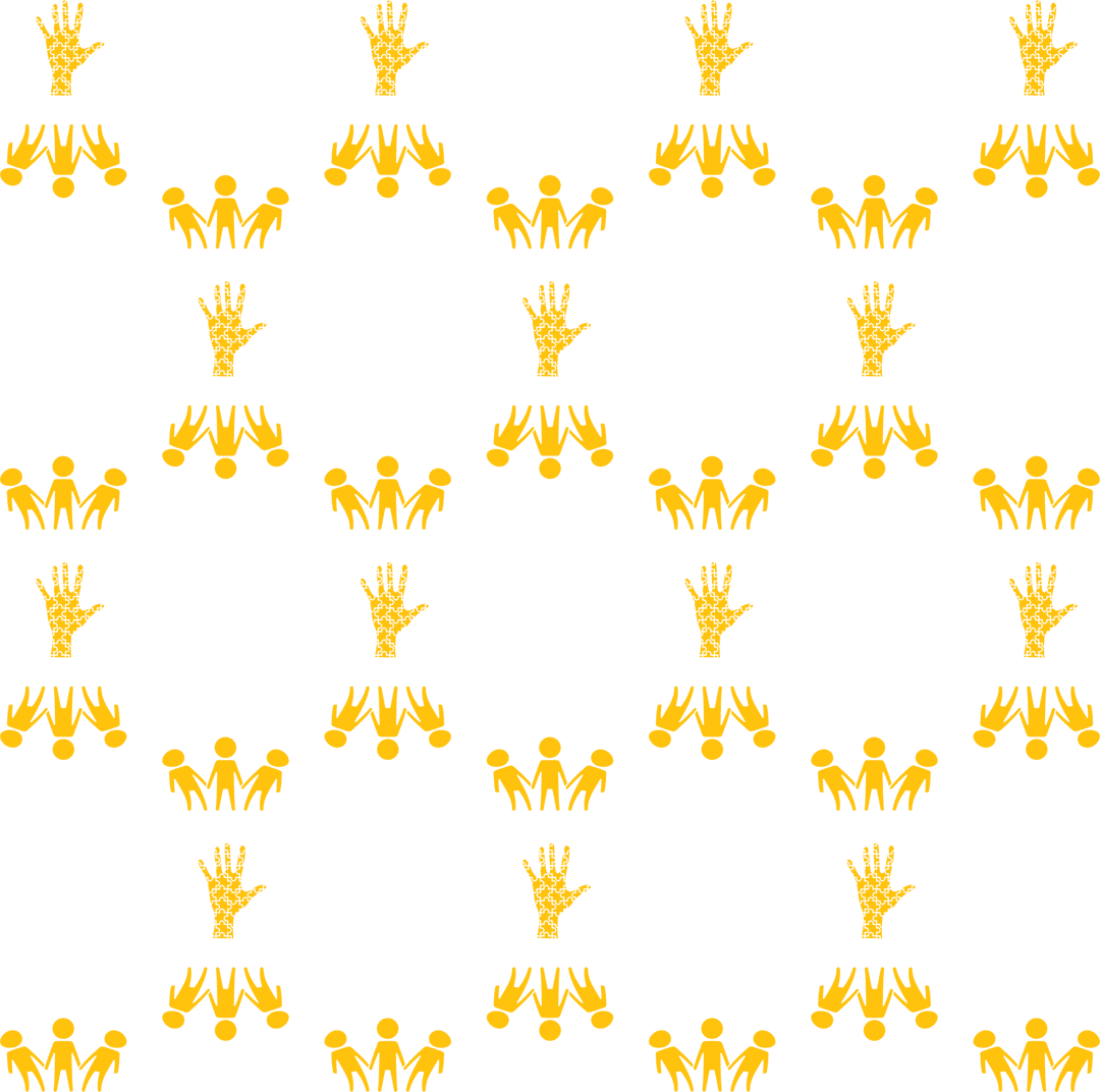 Seamless Yellow Pattern on Transparent Vector Illustration