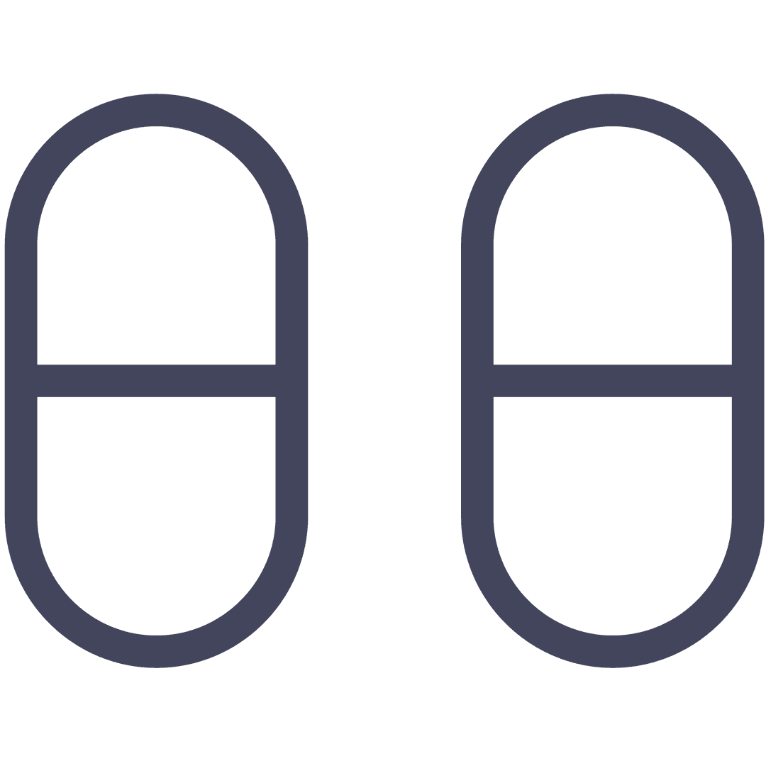 Transparent Pair of Pill Icons Vector Design - Download Free Stock Images Pikwizard.com