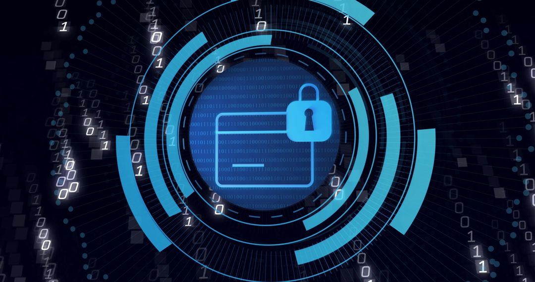 Secure Digital Wallet with Lock Symbolizing Online Transaction Safety