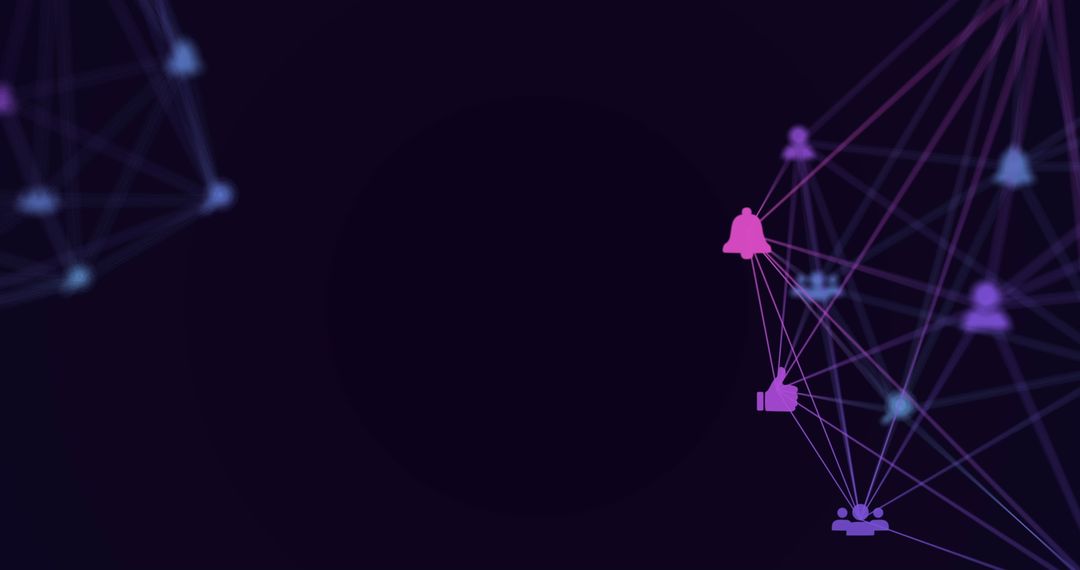 Digital Networking Icons Illustrating Education Communication