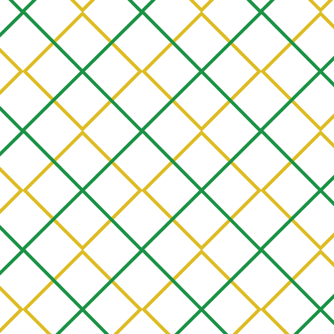 Geometric Pattern with Yellow and Green Lines on Transparent Background