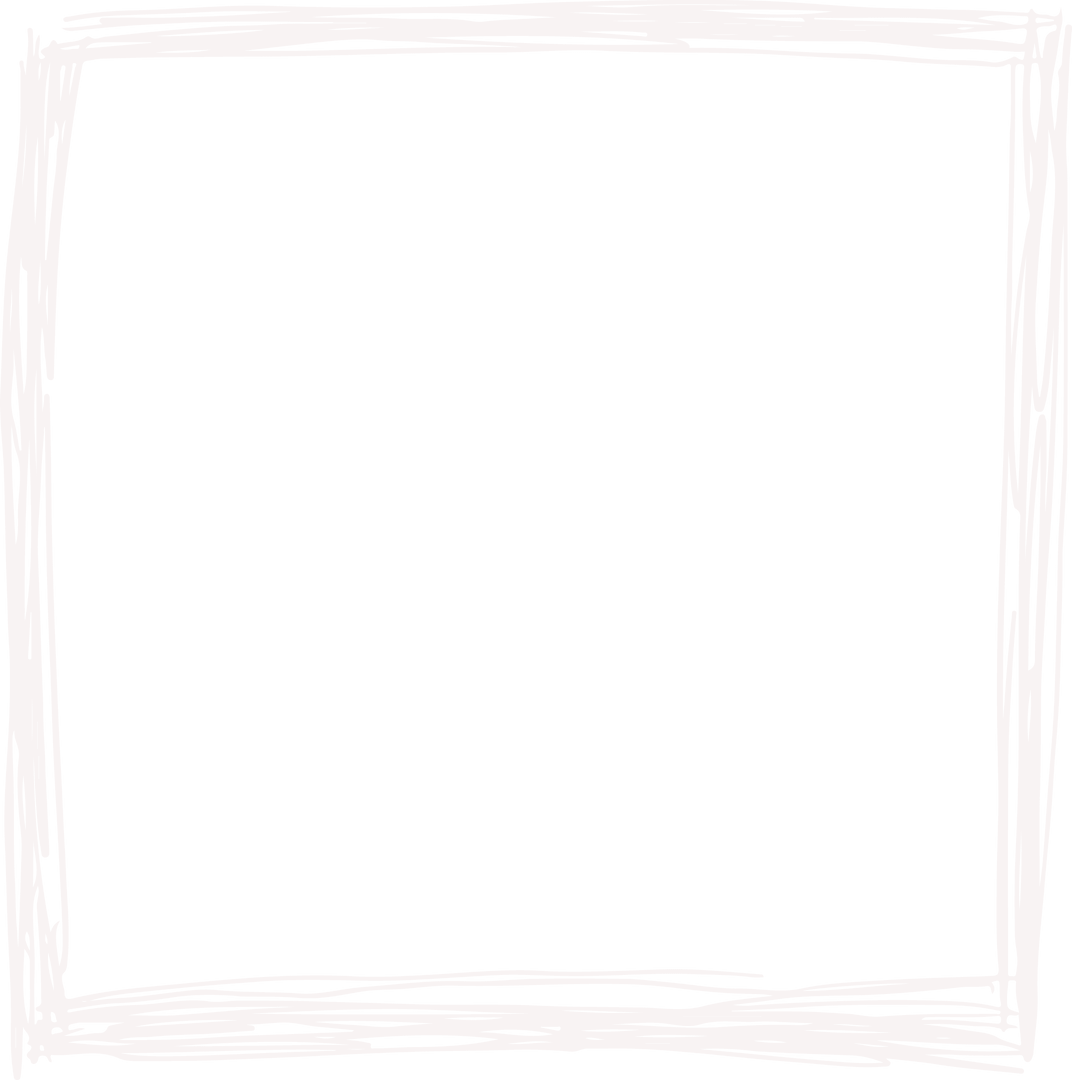 Hand-Drawn Rough-Edged Frame with Transparent Background