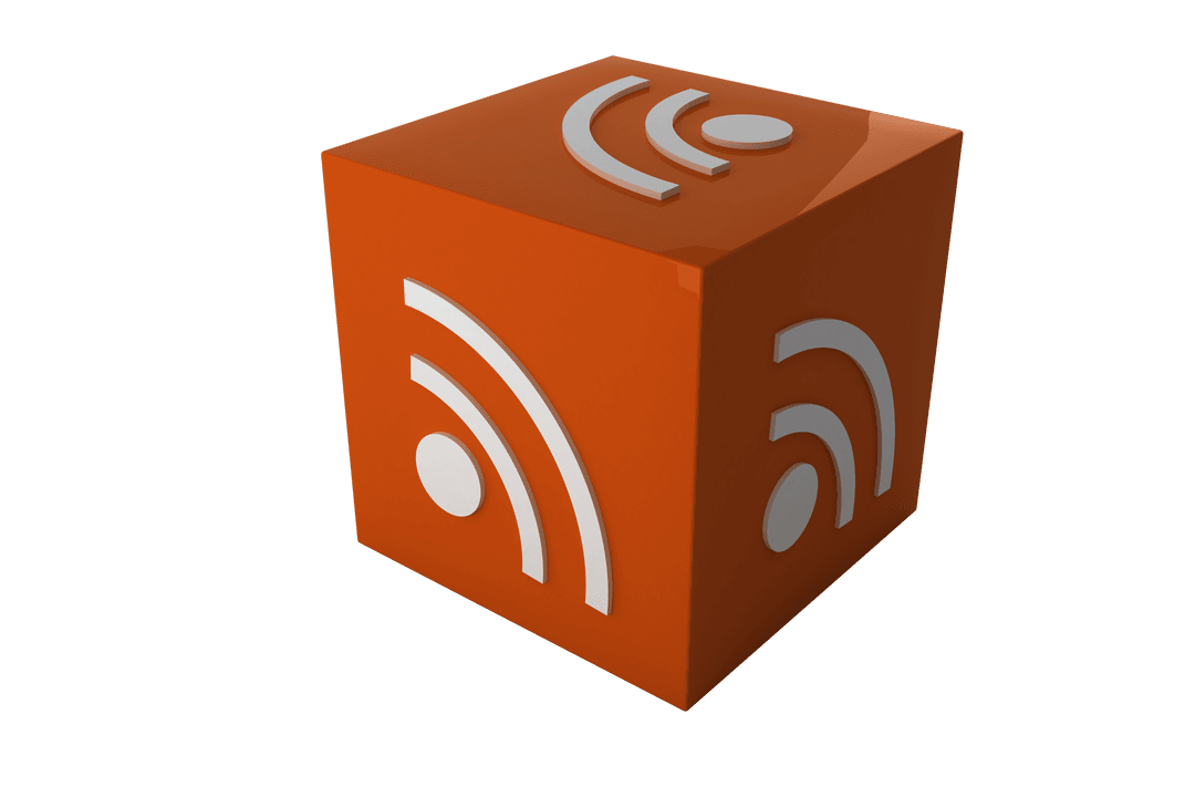 Transparent Cube with Network Range Symbol Digital Illustration - Download Free Stock Images Pikwizard.com