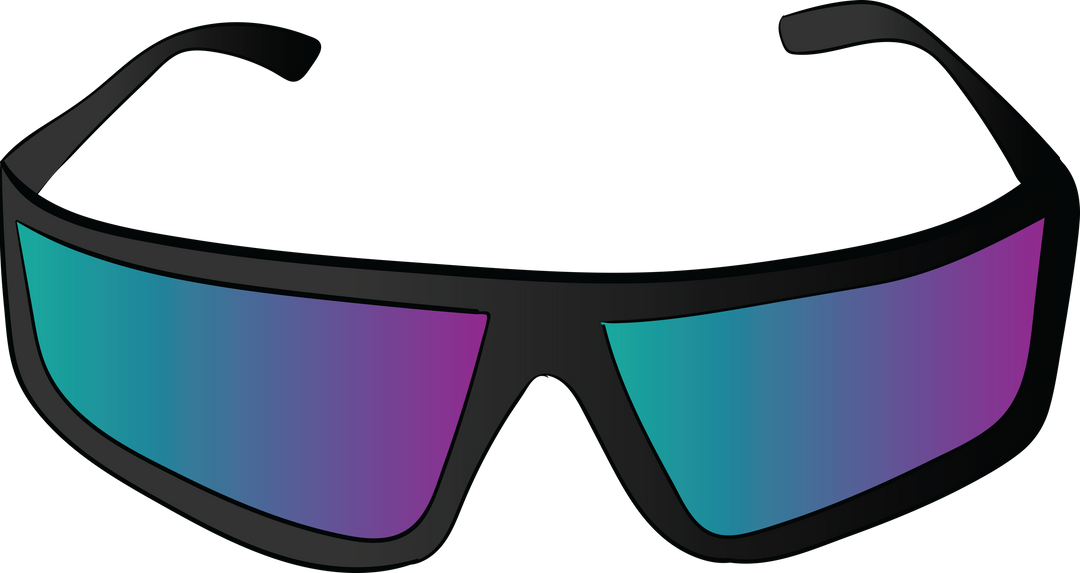 Stylish Sunglasses Digital Illustration on Transparent Background - Download Free Stock Images Pikwizard.com