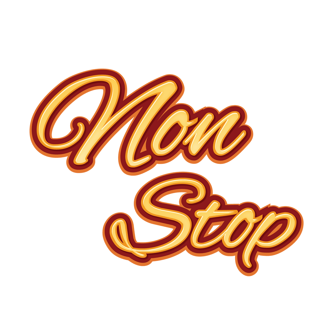 Non Stop Text Design on Transparent Background for Lifestyle Concept