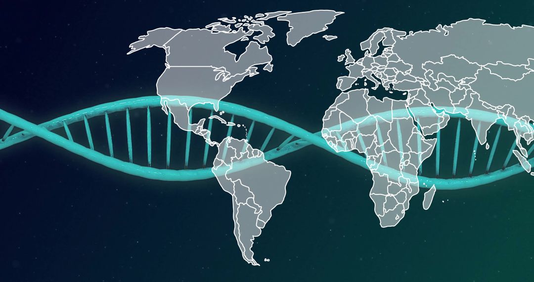 Global DNA Research Mapping World Connections