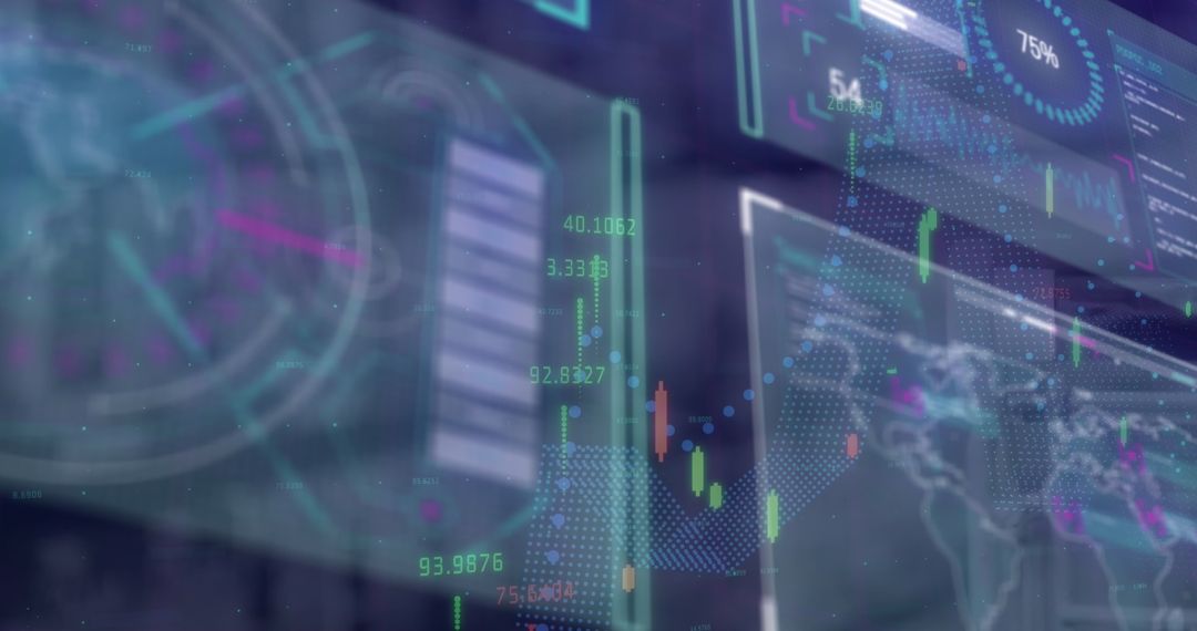 Cutting-Edge Digital Financial Data Interface with Analytics Tools