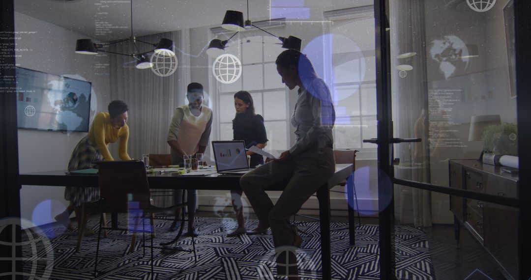 Global Business Collaboration with Digital Interfaces in Office