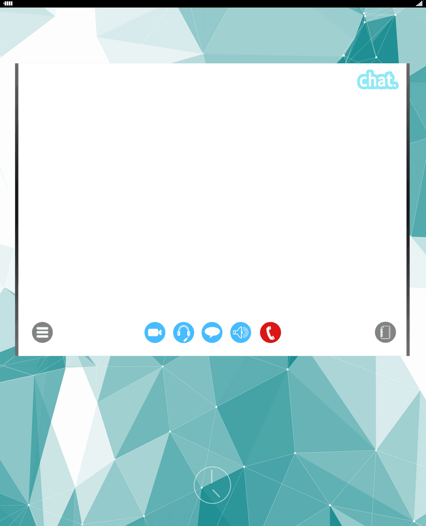 Transparent Digital Chat Interface with Dark Mode Theme