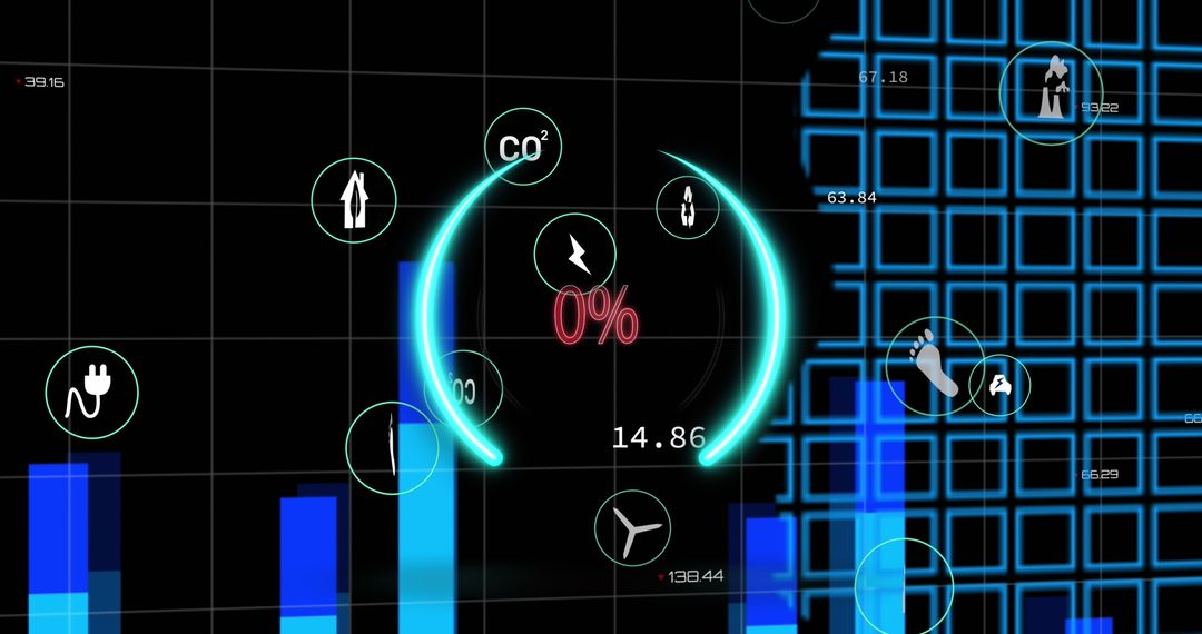 Sustainable Emissions Concept with Global Data Visualization